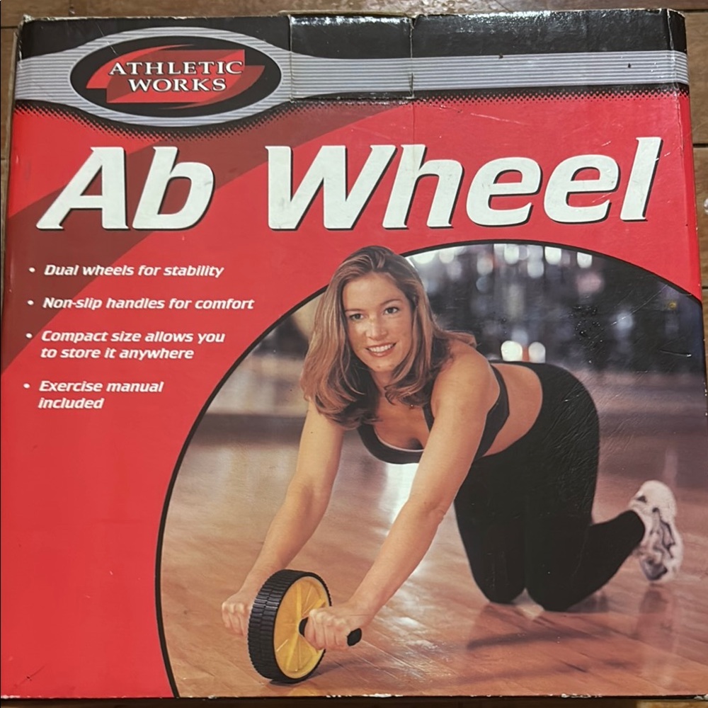Athletic Works Dual Wheel Ab Roller